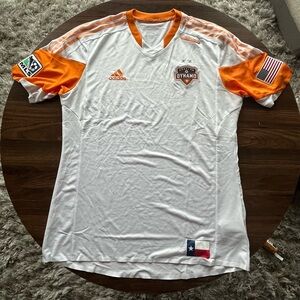 Adidas Authentic Houston Dynamo Jersey. XL. New without tags.